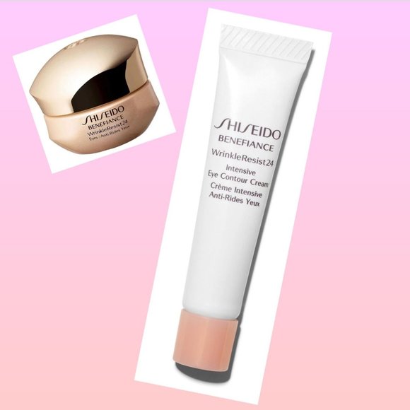 Shiseido BENEFIANCE WR24 Intensive Eye Contour Cream-Sample 5ml X 3 & Makeup Bag - Picture 3 of 6